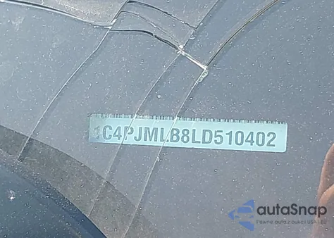 2020 Jeep Cherokee Latitude Plus z USA, uszkodzony, nr VIN 1C4PJMLB8LD510402